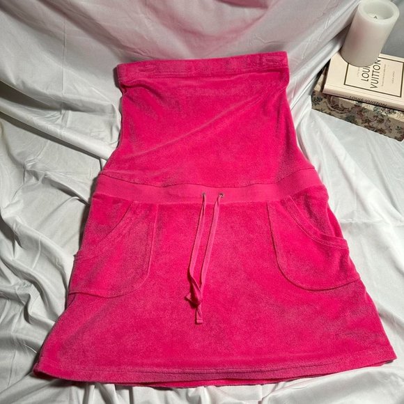 Old Navy Dresses & Skirts - vintage y2k old navy hot pink terrycloth dress